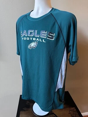 NFL Team Apparel Philadelphia Eagles Football Athletic Shirt (L) Green - Изображение 1 из 4