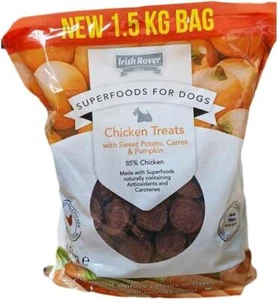 Irish Rover Chicken Treats With Sweet Potato, Carrot & Pumpkin, 1.5kg - Picture 1 of 1