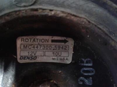 Compresor de aire acondicionado usado se adapta a: Toyota Solara 2000 4 cilindros grado A Foto 1 de 4