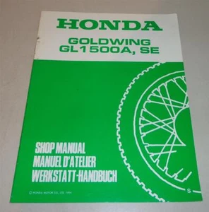 Manual de Taller Complemento Taller Manual Suplemento 1994 Honda Goldwing Gl 15 - Imagen 1 de 1
