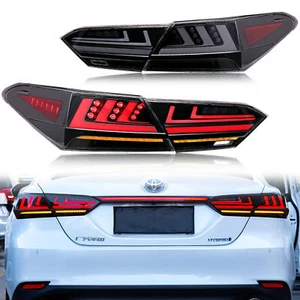 LED Clear Tail Lights for Toyota Camry 2018-2023 Animation Sequential Rear Lamps - Picture 1 of 5