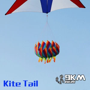 9KM Colorful Rainbow Kite Tail Windsock Line Laundry Flower Tail for Kite Flying - Picture 1 of 3
