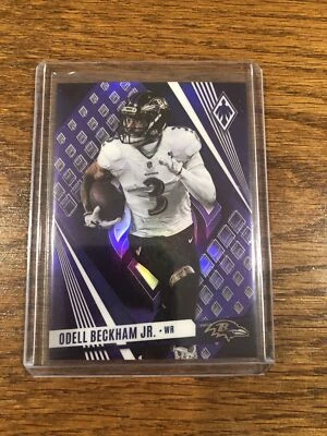 2023 Panini Phoenix Odell Beckham Jr #60 Purple 95/99 - Image 1 of 3