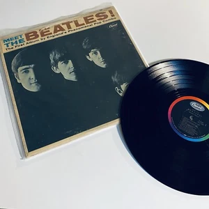 Beatles MEET THE BEATLES! Vinyl LP Record MONO Scranton Pressing VG/VG  - Picture 1 of 10