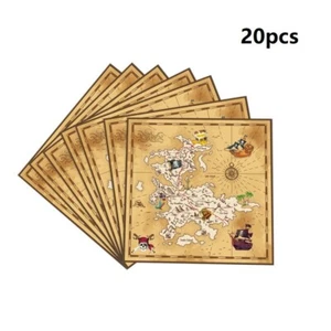 20 Pirate Napkin Swashbuckler Birthday Party Tissue Tableware Decor Serviette - Picture 1 of 4