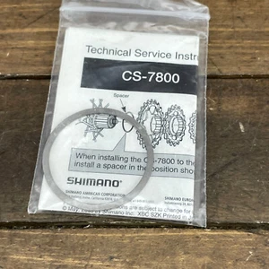 Shimano Freehub Body NOS Cassette Vintage 7800 Dura Ace Spacer Hub Part 1 mm - Picture 1 of 7
