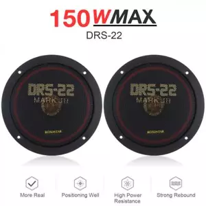 2x 6.5" Woofer Car Speakers 12V Loud Auto Music Stereo Hifi Coaxial Speakers US - Picture 1 of 12