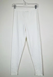 CPW Vintage White Stretch Leggings Made In USA Size Medium New - Picture 1 of 7