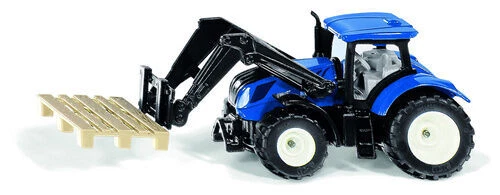 Siku 1544 New Holland With Pallet Fork & Pallet 1:87 - Image 1 of 1