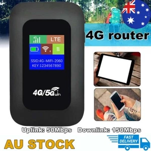 5G Unlocked LTE LCD Portable WiFi Mobile Broadband Wireless Router Hotspots AU - Picture 1 of 9