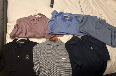 Camisa de golf Pine Valley Grove 23 Country Club Brookline Quaker Ridge Peter Millar Foto 1 de 4