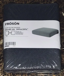 Funda Ikea Froson para cojín de asiento gris oscuro 703.917.50 24-3/8" x 24-3/8" - Imagen 1 de 2