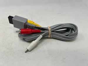 Official OEM Nintendo Wii And Wii U Audio Video AV Cable Cord - Tested & Cleaned - Picture 1 of 2