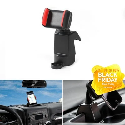 360 Degree Car Mount Phone Holder for Cellphone Mount for Jeep Wrangler JK JKU - Image 1 of 4