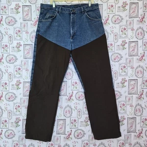 Pantalones de mezclilla Wrangler para hombre 38x32 Pro Gear Upland protector con cepillo nailon reforzado - Imagen 1 de 9
