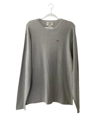 Suéter pulôver vintage Ralph Lauren Polo Jeans Co. masculino Y2K com nervuras bandeira GG - Imagem 1 de 4