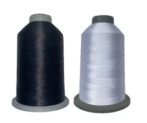 THREAD SOLUTION GLITZ Trilobal Polyester Embroidery Thread 40 Wt 5500 Yd 2 Pack - Picture 1 of 3