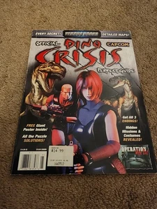 Dino Crisis Official Perfect Guide with Poster Versus Books 1999 PlayStation  - Picture 1 of 4