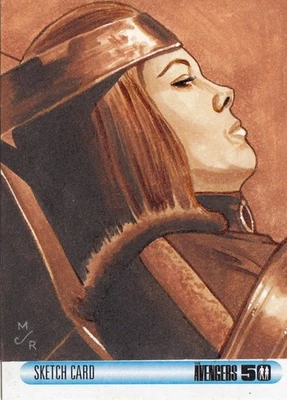 THE AVENGERS 50TH ANNIVERSARY (2012) - MICHAEL JASON REED EMMA SKETCH 1/1 (1) - Image 1 of 2