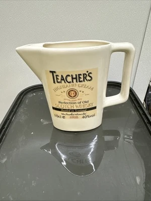 TEACHER’S HIGHLAND CREAM SCOTCH WHISKY ADVERTISING WATER JUG/PUB JUG - Image 1 of 4
