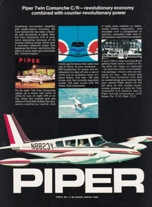 1972 Piper Twin Comanche Aircraft ad 5/27/2024k - Picture 1 of 1