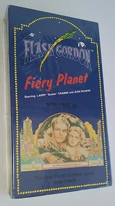 FLASH GORDON FIERY PLANET VIDEO VOLUME III 1986 NEW IN ORIGINAL PKG. - Imagen 1 de 10