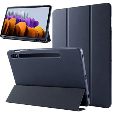 For Samsung Galaxy Tab S7 11" S6 Lite 10.4" Smart Case TPU Cover Auto Wake/Sleep - Image 1 of 4