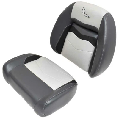 Lowe Boat Seat Cushions 2370865 | Wise w/ Logo Gray Black 2240630 - Изображение 1 из 4