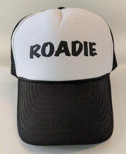 Cappello da baseball vintage ROADIE nero/bianco stile camionista berretto snapback/maglia di Nissun - Foto 1 di 7