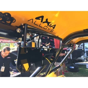 Axia Alloys Aluminum 12" Panoramic Mirror, Visor & Clamp Polaris Yamaha Kawasaki - Picture 1 of 5