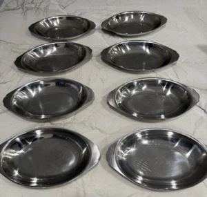 8 Vollrath 18-8 Stainless Steel Oval Au Gratins 47429 - Picture 1 of 7