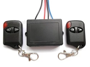Universal 12V DC EIN-AUS Wireless Fernbedienung Schalter 12VDC Ausgang Relais Schalter - Bild 1 von 6