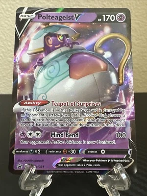 Polteageist V SWSH021 SWSH: Sword & Shield Promo Card [NM] - Image 1 of 2