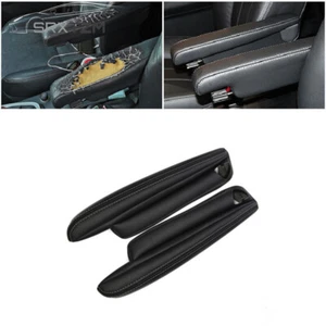 Real Leather Seat Handle Armrest Cover Replace Trim For Land Rover Freelander 2 - Picture 1 of 6