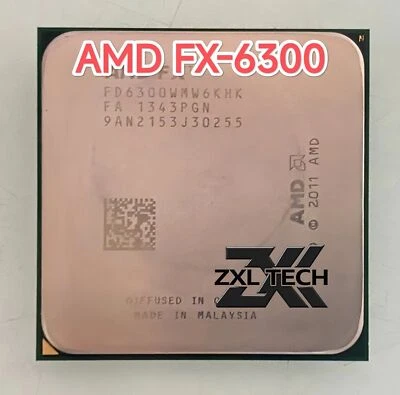 AMD FX-6300 CPU Six Core 3.5 GHz FD6300WMW6KHK Socket AM3+ Processor - Image 1 of 3