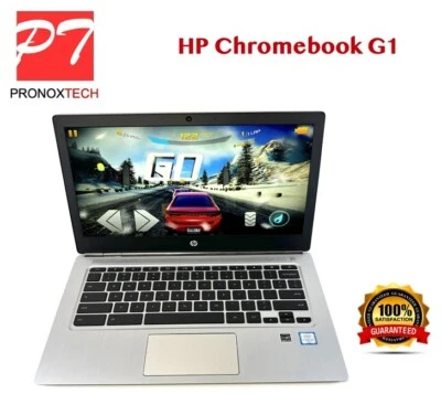 HP Chromebook 13 G1 M5 1.1GHz (up to 2.8 GHz) RAM 8GB SSD 32GB QHD 3200x1800 - Image 1 of 4