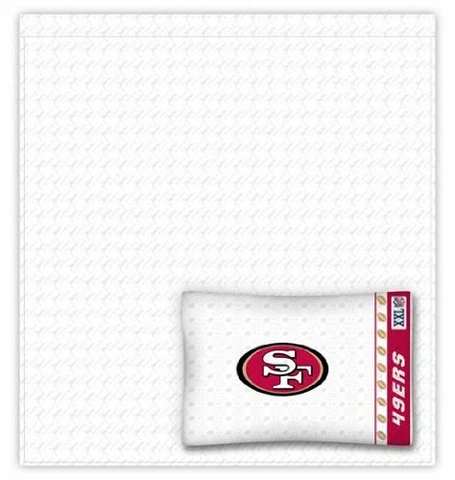 NFL San Francisco 49ers Twin 3 Piece Comforter Bedding Team Logo Bed in Bag Set Cover