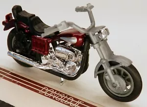 Yatming Red V-Twin Cylinder Bagger Motorcycle #1335 - About 1:26 Scale - Picture 1 of 2