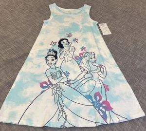 Vestido DISNEY Jumping Beans Princesa Sin Mangas Algodón Talla 5 Nuevo con Etiquetas - Imagen 1 de 6