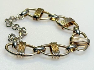 Vintage Sterling Silver 925 Bracelet Jewellery Chunky Chain 25.11g Unisex - Picture 1 of 6