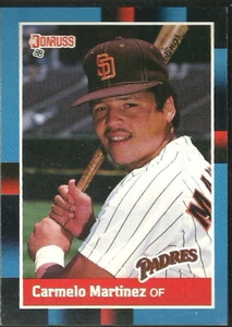 CARMELO MARTINEZ SAN DIEGO PADRES #287 - DONRUSS CASI NUEVO-COMO NUEVO 1988 - Imagen 1 de 2