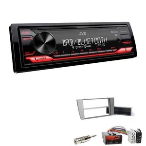 JVC KD-X282DBT Auto Radio Bluetooth DAB+ USB für Jaguar X-Type ab 2002 anthrazit - Bild 1 von 5
