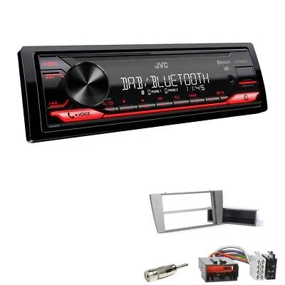 JVC Digital Auto Radio Bluetooth DAB+ USB für Jaguar X-Type ab 2002 anthrazit - Bild 1 von 4