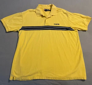 Vintage Chaps Ralph Lauren Polo Shirt Mens XXL Yellow Short Sleeve Cotton - Picture 1 of 6