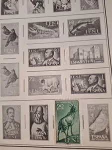 SPAIN & COLONIES stamp collection from early ,used/mint, 1900 & up, hinged - Picture 1 of 14