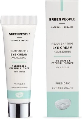 Green People Rejuvenating Eye Cream for Dark Circles Organic + Natural 10ml - Image 1 of 4