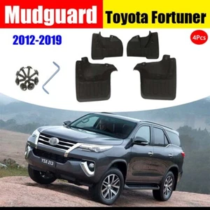 Mud Flaps Splash Guards Fender For Toyota Fortuner 2012-19 4Pcs Side Mud Guards - Picture 1 of 11