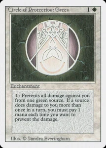 1x Circle of Protection: Green - NM - Revised Edition - SPARROW MAGIC mtg - Picture 1 of 1