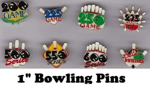 Bowling "225 Game" 1" Pin - Nur der Pin im Titel - Ein Pin! - Bild 1 von 1