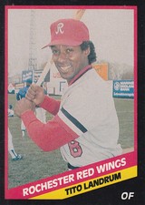 1988 Rochester Red Wings CMC #22 Tito Landrum